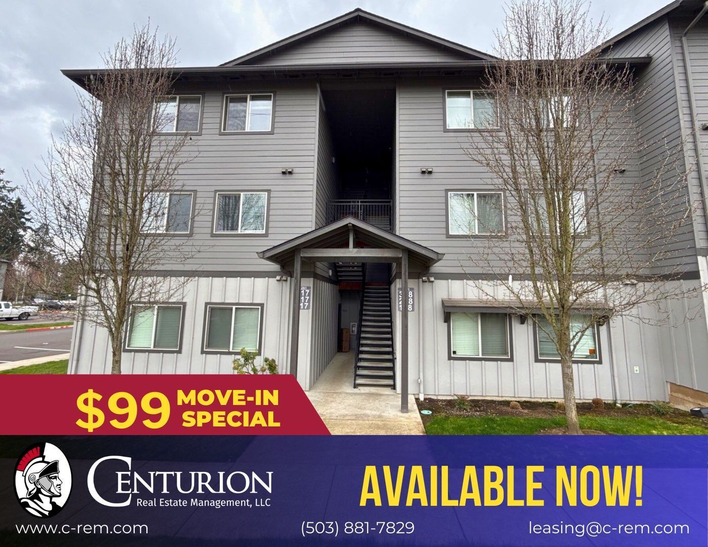 $1400 First 3 Months, NE Newer Community 2 Bed 2 Bath, 2nd Floor Unit, Deck and AC, AVAILABLE NOW! property image