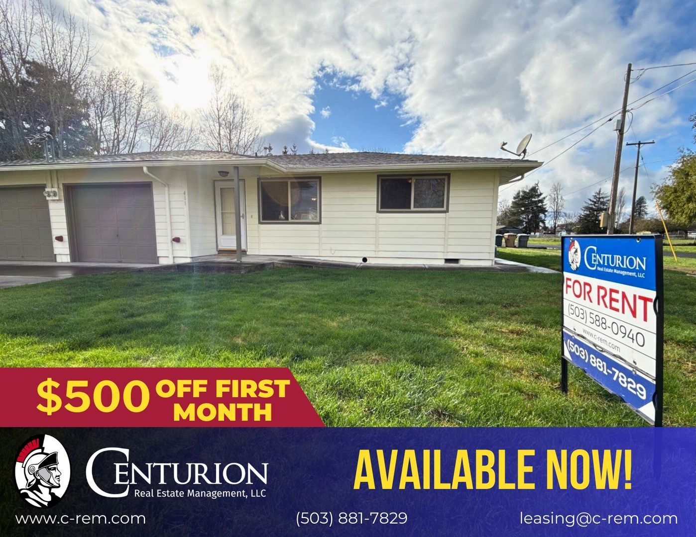 Beautiful Halsey 2 Bed, 1 Bath, DUPLEX, BIG BACK YARD, AVAILABLE NOW! property image