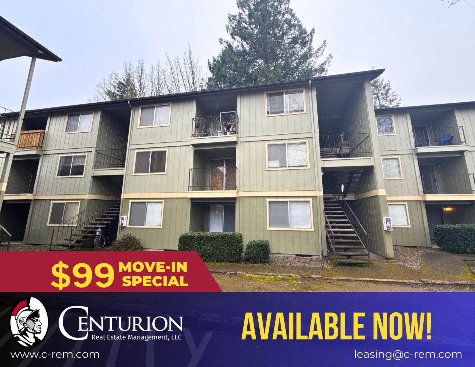 NW Corvallis 2 Bed, 1 Bath, 2nd Floor, AVAILABLE NOW! property image