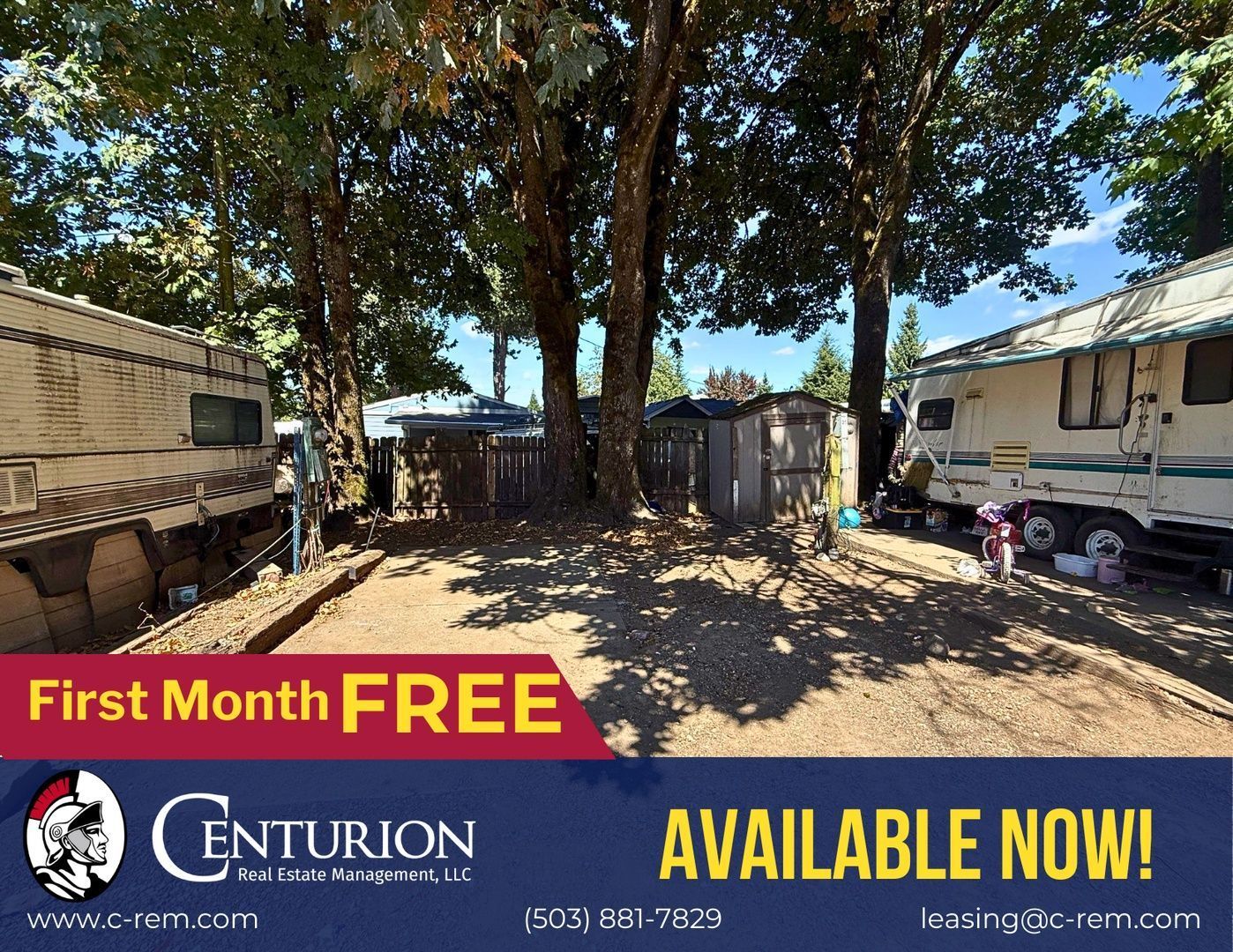 $500 First 3 Months, NE Salem RV/5th Wheel Space For Rent! W/S/G Included AVAILABLE NOW! property image