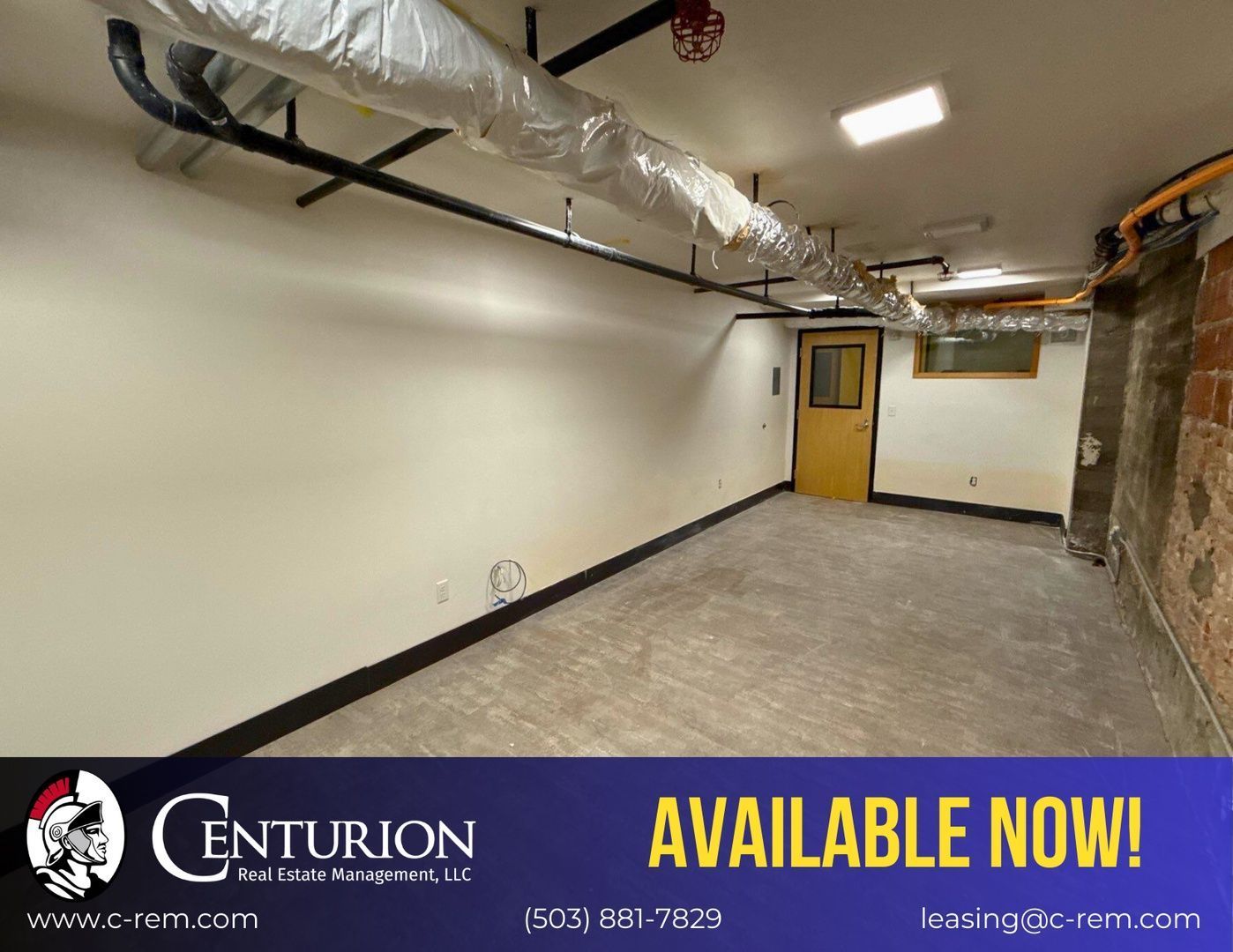 Office Space for Rent, Basement Unit, Lease Terms Negotiable, AVAILABLE NOW! property image