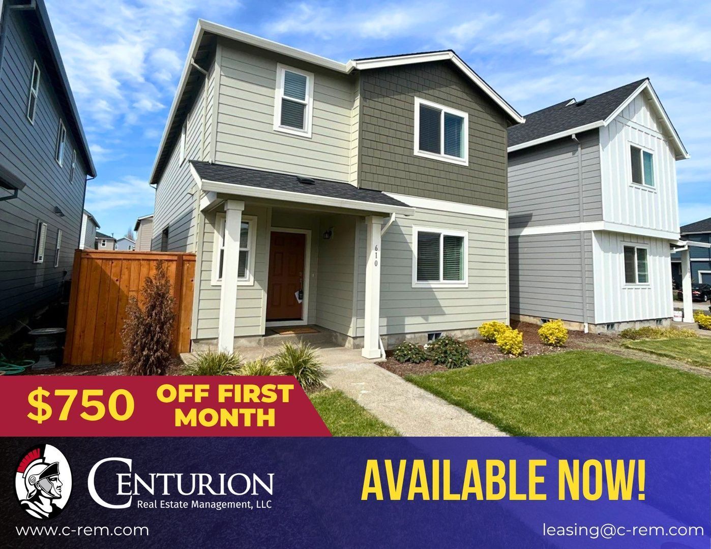 Spacious 4-Bed, 2.5-Bath 2-Story Home in Woodburn HOA Community — AVAILABLE NOW! property image