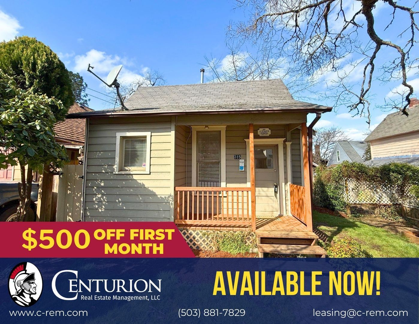 1/1 Historical Home in Oregon City, W/D Connections, Shed and Yard, AVAILABLE NOW! property image