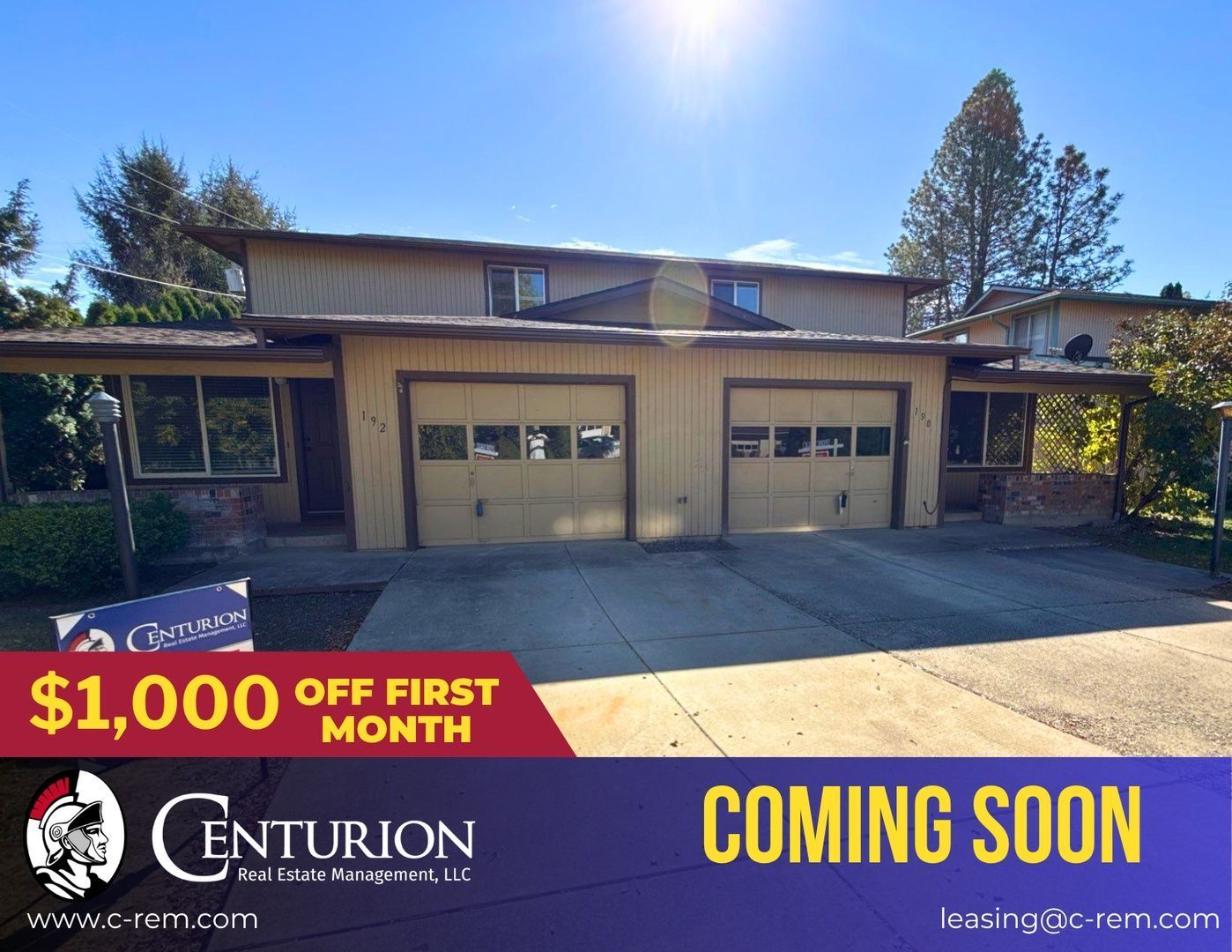 Spacious 2-Bedroom Corvallis Duplex with 1.5 Baths – COMING SOON! property image