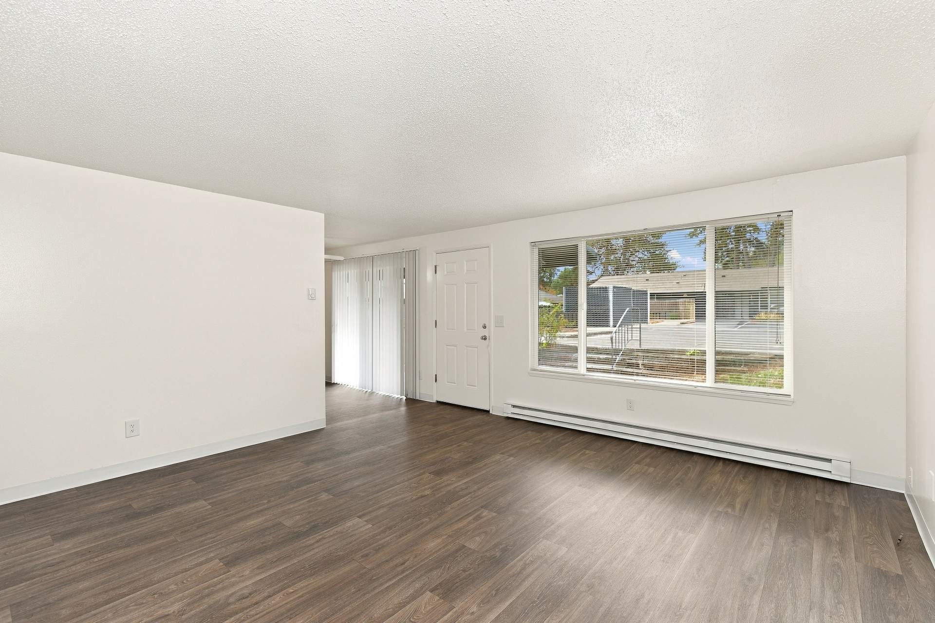 Villa Caprice living room with large window